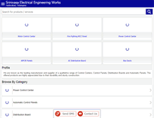 Tablet Screenshot of controlpanelsmanufacturers.com
